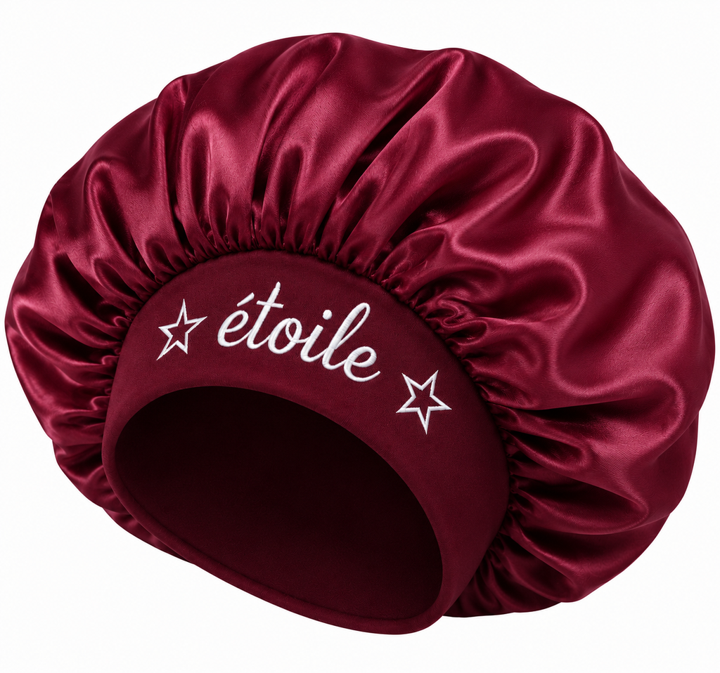 Bonnet en satin personnalisé