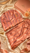 Pyjamas simple rose saumon